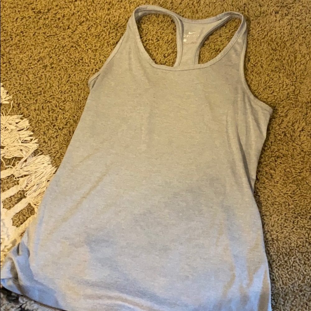 Grey Nike Dry Fit tank